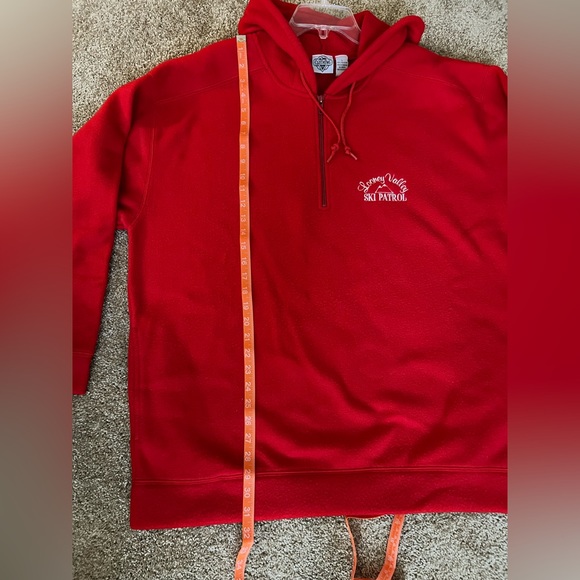 ACME Looney Tunes Quarter-zip Fleece Ski Hoodie, Unisex L, Red - Picture 7 of 12